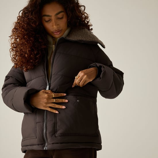Regatta Womens/Ladies Kayana Padded Jacket (Dark Chocolate/Mocha) - Image 4