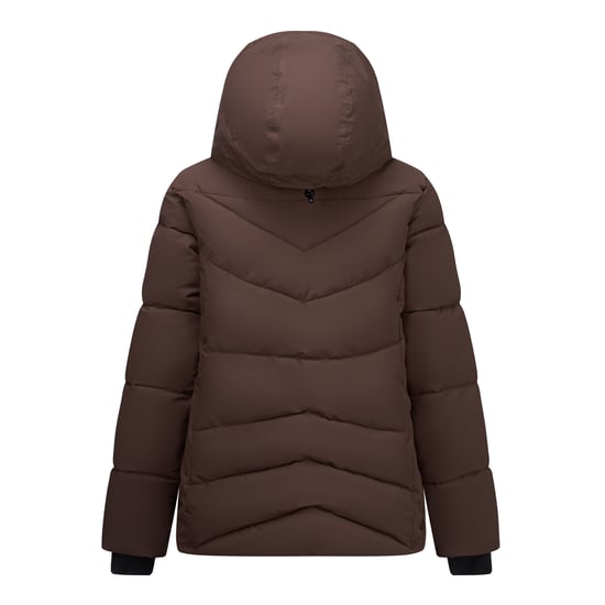 Dare 2B Womens/Ladies Lustre Padded Jacket (Hot Fudge) - Image 3