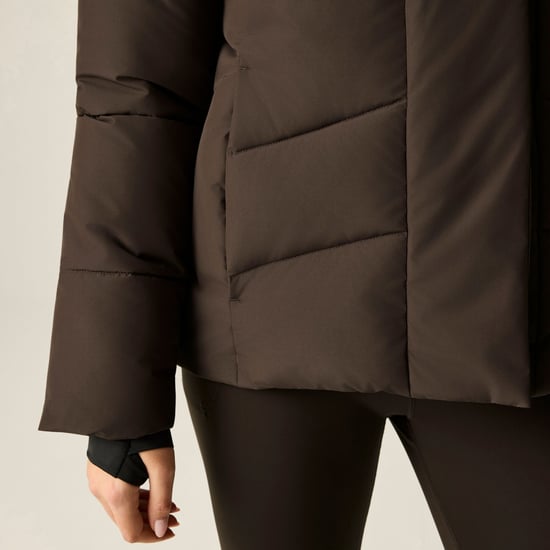 Dare 2B Womens/Ladies Lustre Padded Jacket (Hot Fudge) - Image 5