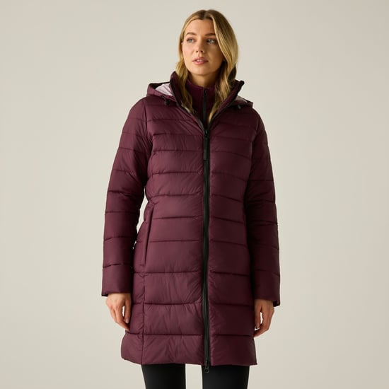 Regatta Womens/Ladies Amara Padded Jacket (Fig/Powder Lilac) - Image 1