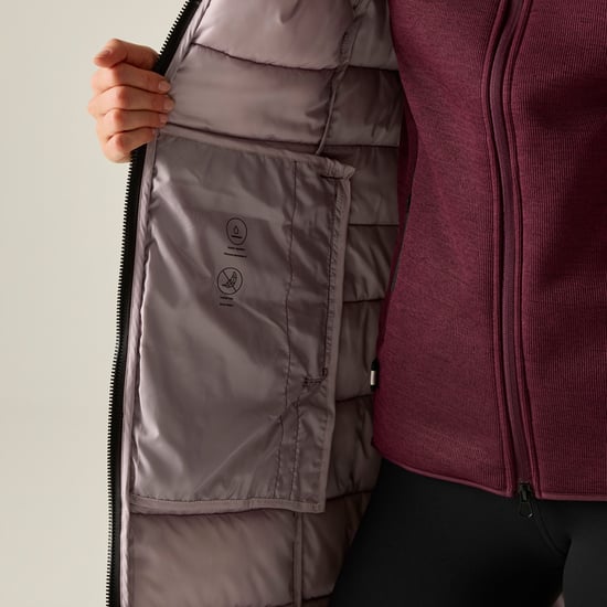 Regatta Womens/Ladies Amara Padded Jacket (Fig/Powder Lilac) - Image 5