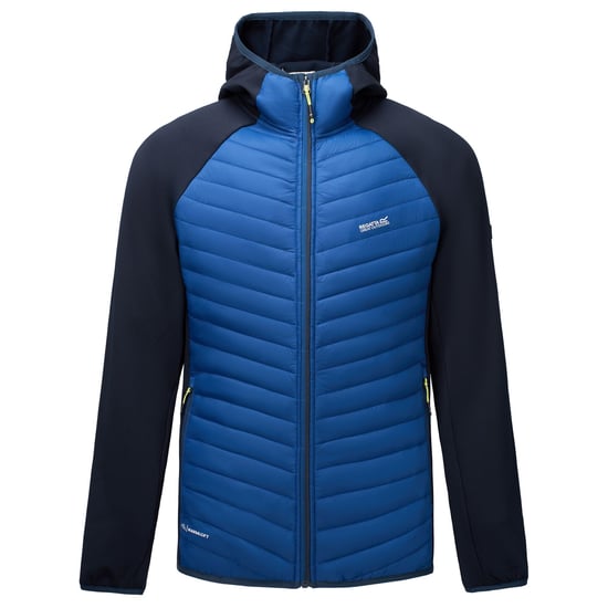 Regatta Mens Andreson Hybrid Jacket (Aviator Blue/Navy) - Image 2