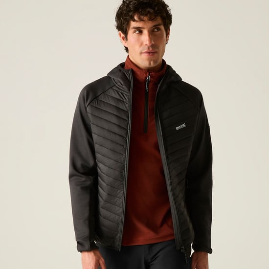 Regatta Heren Andreson Hybride Jas (Zwart/Gebrand henna) - Image 1