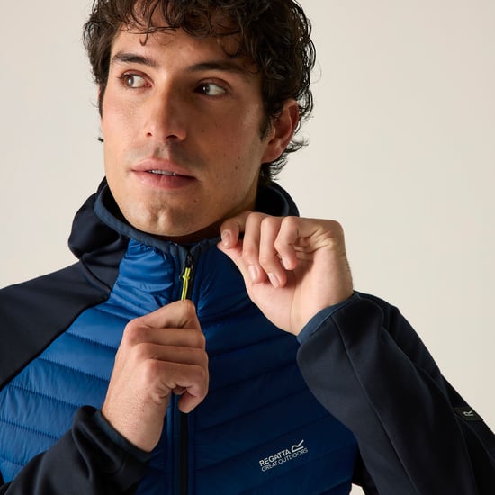 Regatta Mens Andreson Hybrid Jacket (Aviator Blue/Navy) - Image 6