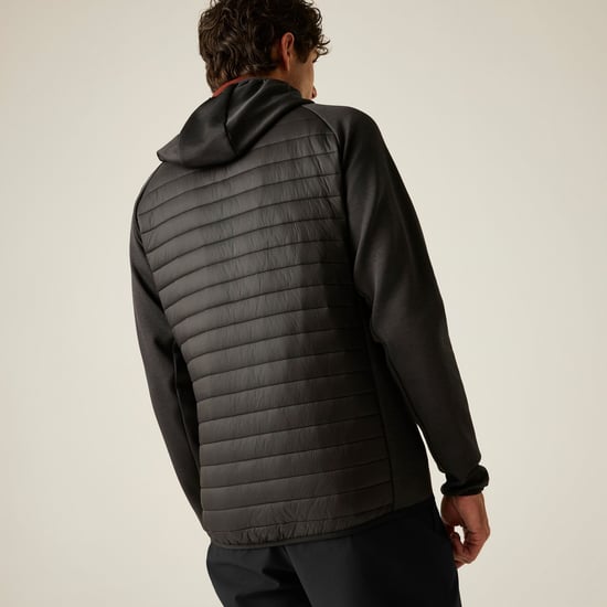 Regatta Heren Andreson Hybride Jas (Zwart/Gebrand henna) - Image 6