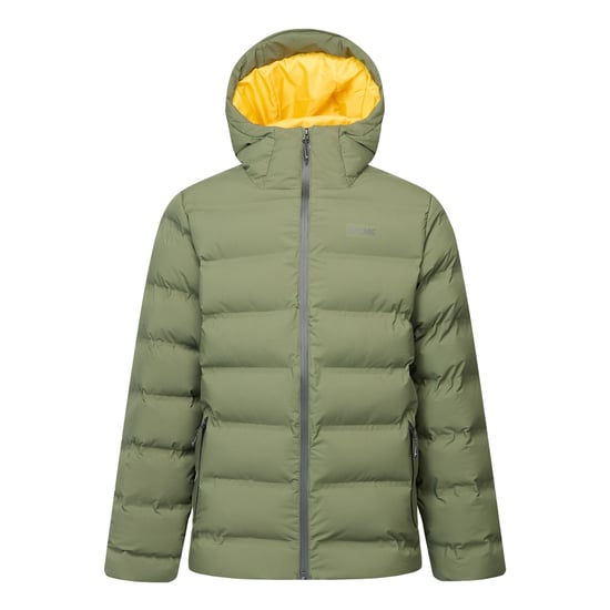 Regatta Mens Altoro Thermal Waterproof Jacket (Dark Khaki/Sunset) - Image 2