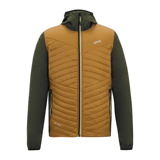 Regatta Heren Andreson Marl Hybride Jas (Houtbruin/Donkere Khaki) - Image 2