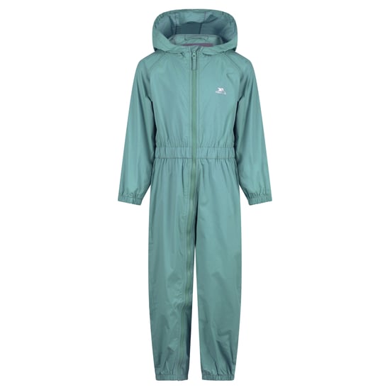 Trespass Babies Button Rain Suit för spädbarn (Greensea) - Image 1