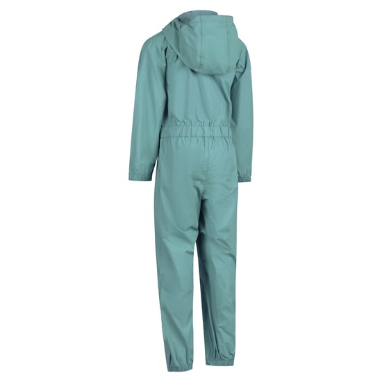 Trespass Babies Button Rain Suit för spädbarn (Greensea) - Image 2