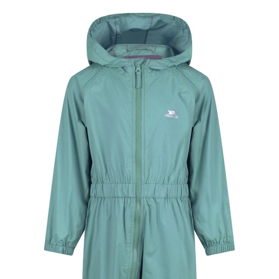 Trespass Babies Button Rain Suit för spädbarn (Greensea) - Image 3