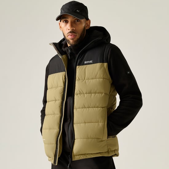 Regatta Mens Aldthorn Body Warmer (Desert Beige/Black) - Image 1