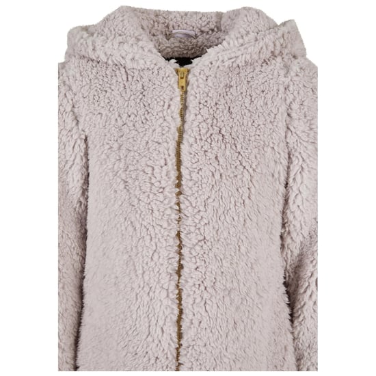 Urban Classics Sherpa jas voor meisjes (Warm Grijs) - Image 4