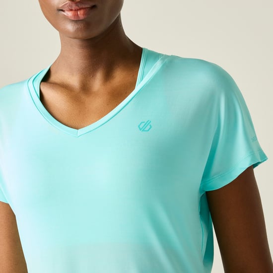 Dare 2B Womens/Ladies Vigilant Active T-Shirt (Water Ballet) - Image 5