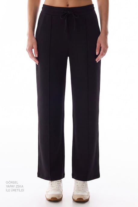 Women's Modal Straight-Leg Pants High - Image 1