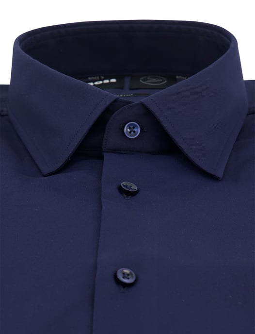 Boss Black P-Hank effen donkerblauw overhemd - Image 3