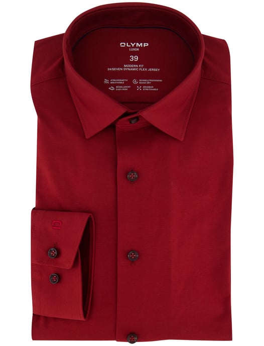 business overhemd Olymp Luxor Modern Fit rood - Image 2