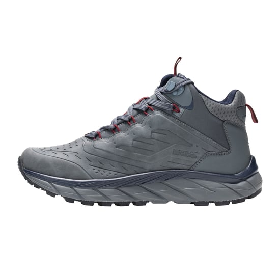 Regatta Mens Derino Mid Cut Walking Boots (Granite/Navy) - Image 3