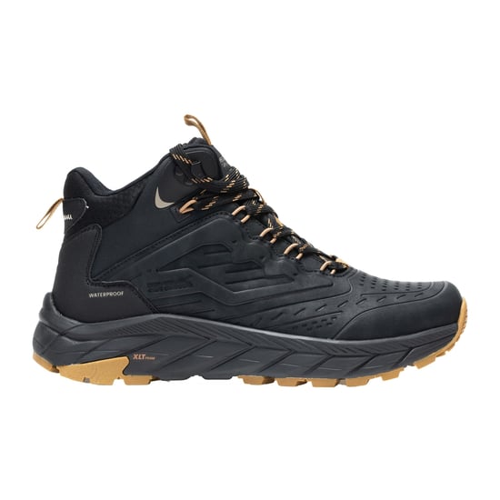 Regatta Mens Derino Mid Cut Walking Boots (Black/Rubber) - Image 1