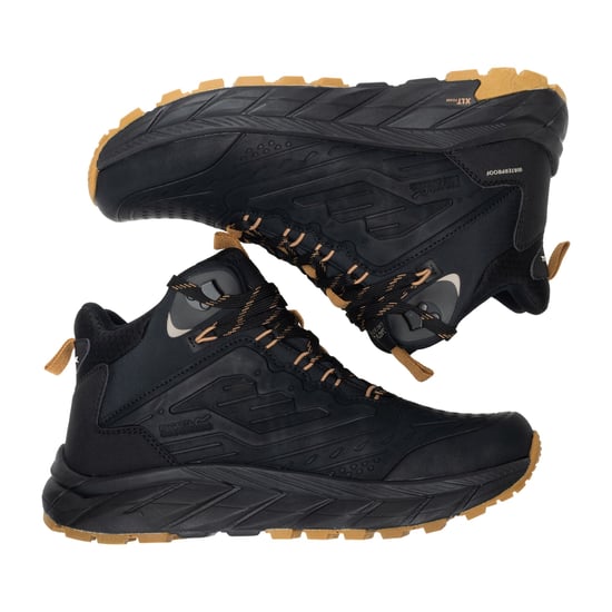 Regatta Mens Derino Mid Cut Walking Boots (Black/Rubber) - Image 6
