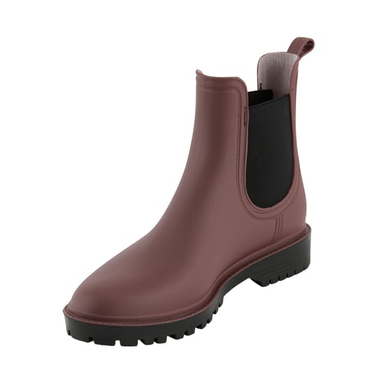 Regatta Womens/Ladies Lady Harriett II Ankle Wellington Boots (Dark Cherry/Black) - Image 6