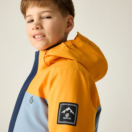Dare 2B Childrens/Kids Send It II Ski Jacket (Electric Orange/Navy) - Image 6
