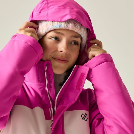 Dare 2B Childrens/Kids Send It II Ski Jacket (Extreme Pink) - Image 5