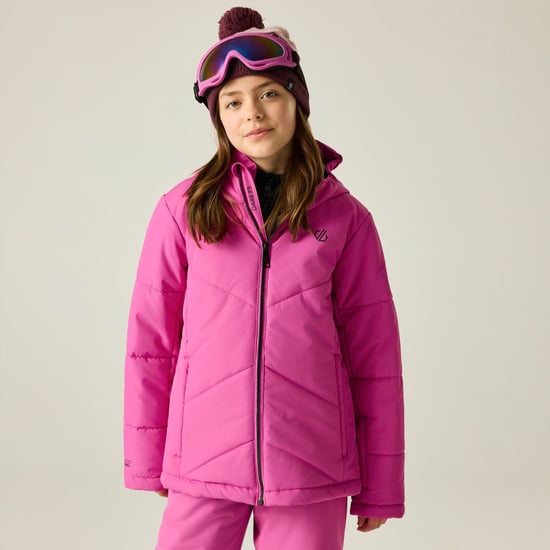 Dare 2B Childrens/Kids Glacier Ski Jacket (Extreme Pink) - Image 4