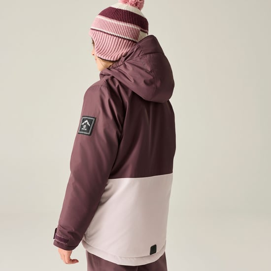 Dare 2B Childrens/Kids Wing It Ski Jacket (Huckleberry/Pink Haze) - Image 4