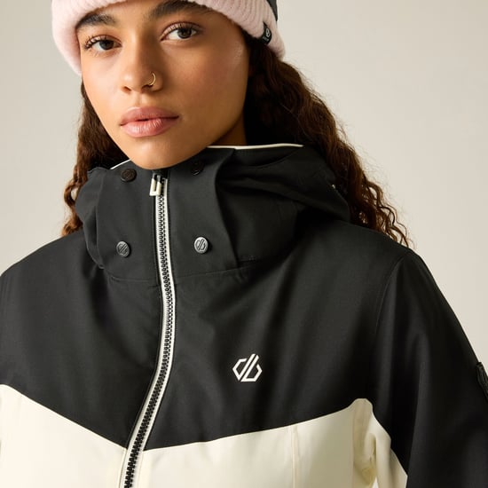 Dare 2B Womens/Ladies Flurry III Ski Jacket (Black/Egret) - Image 6