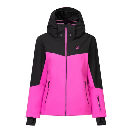 Dare 2B Womens/Ladies Flurry III Ski Jacket (Extreme Pink/Black) - Image 2