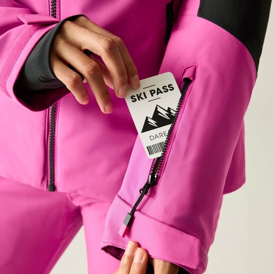 Dare 2B Womens/Ladies Flurry III Ski Jacket (Extreme Pink/Black) - Image 4