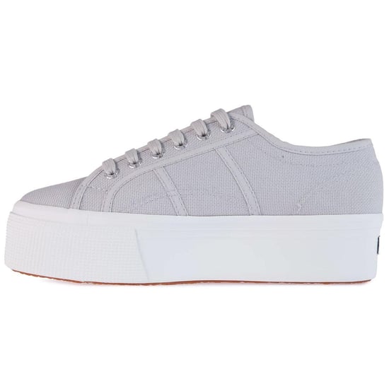 Superga Womens 2790 Linea Up Down Trainers (Grey Ash) - Image 1