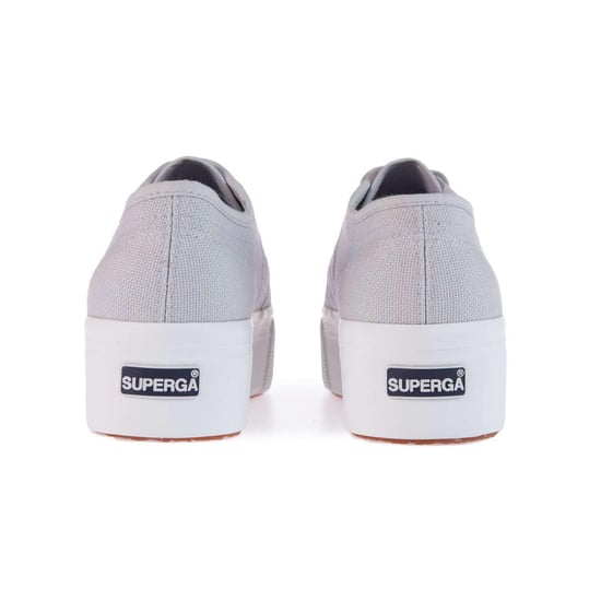Superga Womens 2790 Linea Up Down Trainers (Grey Ash) - Image 3