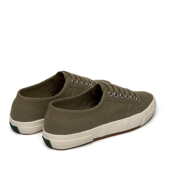 Superga Dames-sportschoenen uit 1925, gemaakt in Italië (Groen Tortora/Ivorkleurig) - Image 2