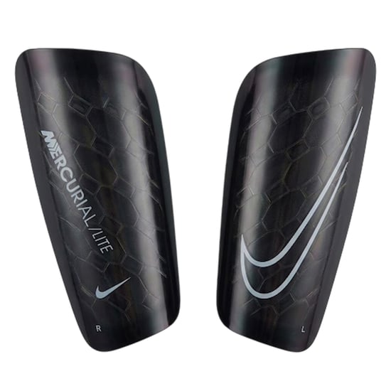 Nike Mercurial Lite-benplattor, set (Svart/vit) - Image 3