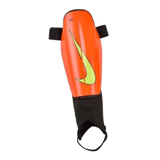 Nike Unisex-skenbensskydd för vuxna med Charge Swoosh-motiv (Orange/Svart) - Image 2
