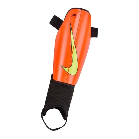 Nike Unisex-skenbensskydd för vuxna med Charge Swoosh-motiv (Orange/Svart) - Image 3