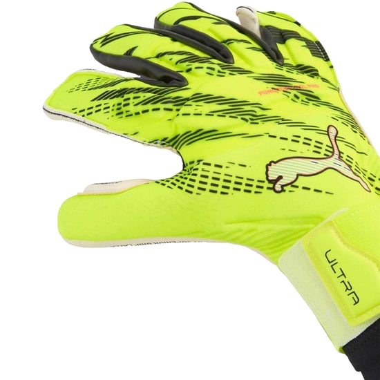Puma Unisex-målvaktshandskar för vuxna: Ultra Ultimate Hybrid (Lime/Svart) - Image 2