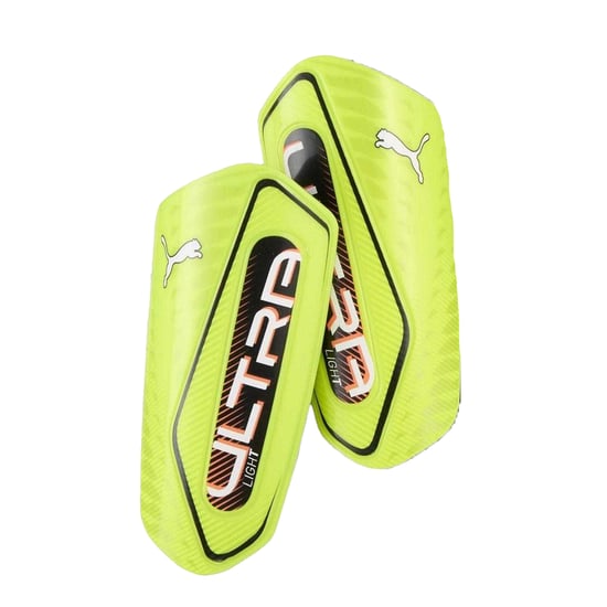 Puma Unisex-skenbensskydd för vuxna med Ultra Flex-logotyp, utan snörning (Lime/Svart) - Image 1