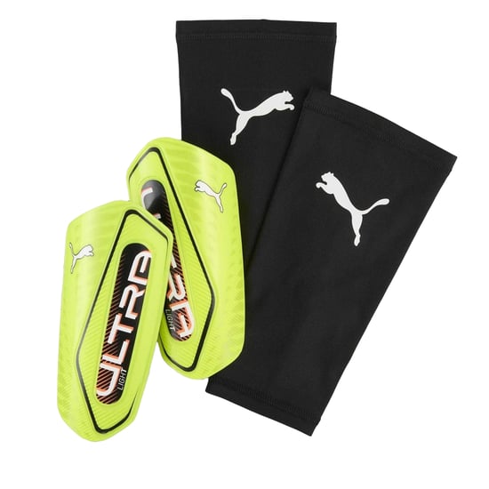 Puma Unisex-skenbensskydd för vuxna med Ultra Flex-logotyp, utan snörning (Lime/Svart) - Image 2