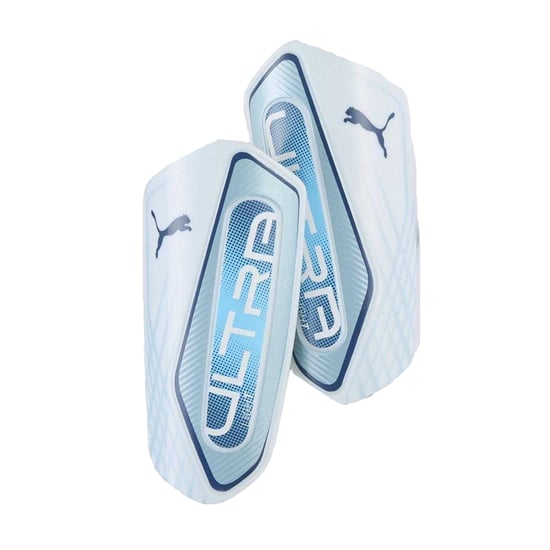 Puma Unisex-skenbensskydd för vuxna med Ultra Flex-logotyp, utan snörning (Blå/silver) - Image 1