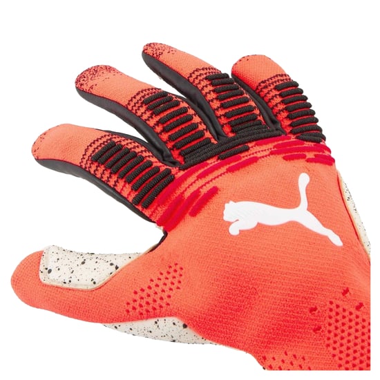 Puma Unisex-målvaktshandskar för vuxna – ”Future Ultimate Goalkeeping” (Röd/Svart) - Image 3