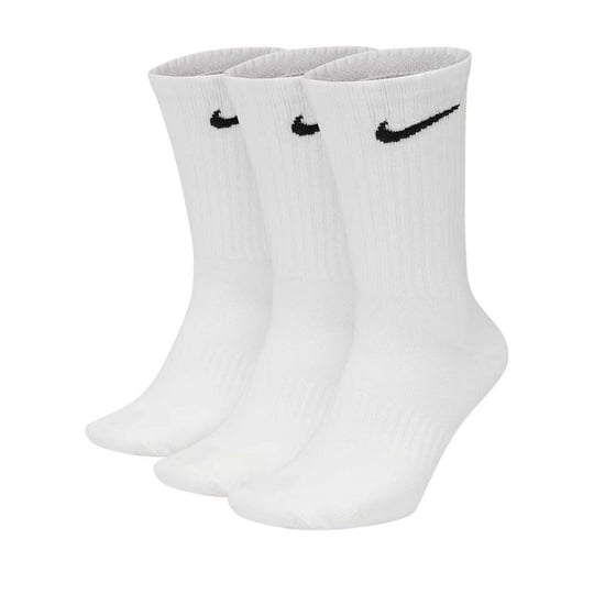 Nike Unisex Adult Everyday Dri-FIT Crew Socks (Pack of 3) (White) - Image 1