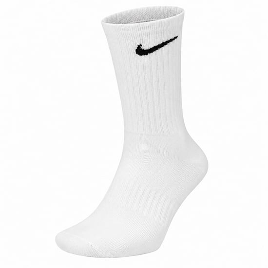 Nike Unisex Adult Everyday Dri-FIT Crew Socks (Pack of 3) (White) - Image 2