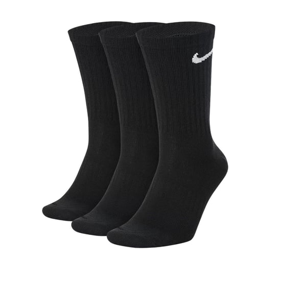 Nike Unisex Adult Everyday Dri-FIT Crew Socks (Pack of 3) (Black) - Image 1