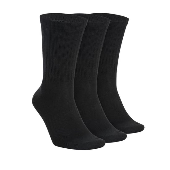 Nike Unisex Adult Everyday Dri-FIT Crew Socks (Pack of 3) (Black) - Image 2