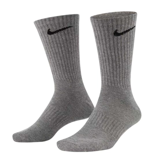 Nike Childrens/Kids Lightweight Crew Socks (Pack of 3) (Black/White/Grey) - Image 2