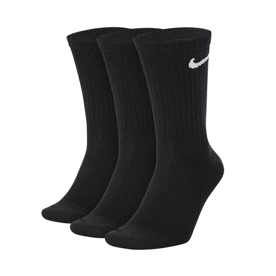 Nike Childrens/Kids Lightweight Crew Socks (Pack of 3) (Black) - Image 1