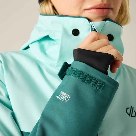 Dare 2B Womens/Ladies Flurry III Ski Jacket (Water Ballet/Mediterranea) - Image 6