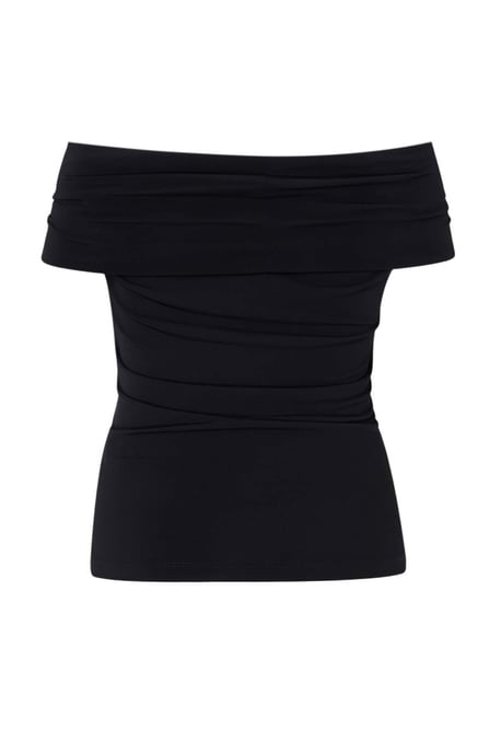 Trendyol Curve Dames Zwart Effen Mouwloos Getailleerd Grote maten Blouses - Image 4